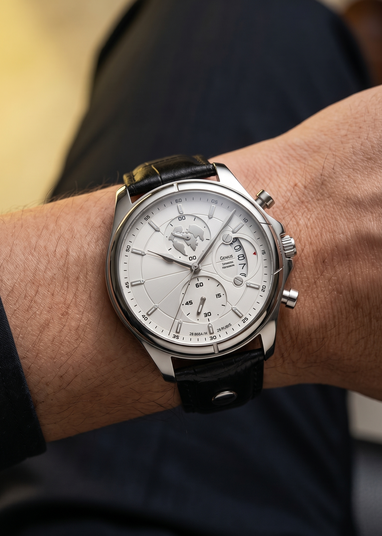 Volans — The Meridian Chronograph White