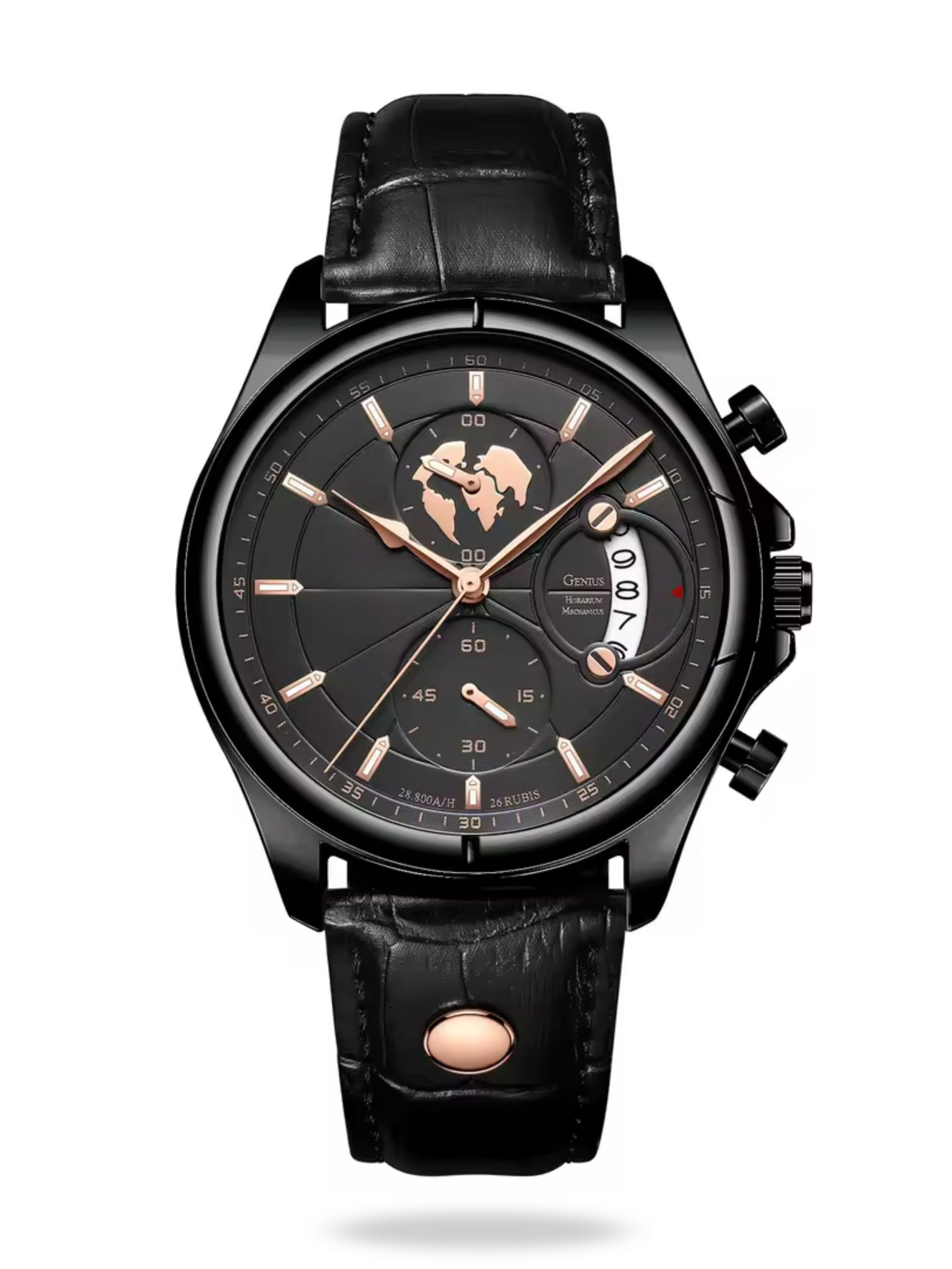 Volans — The Meridian Chronograph Black