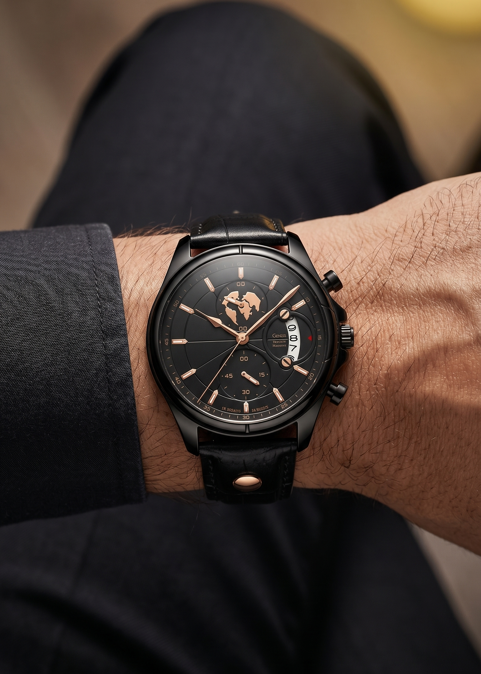 Volans — The Meridian Chronograph Black